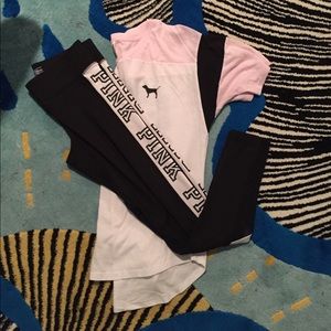 PINK Ultimate Leggings and Shirt